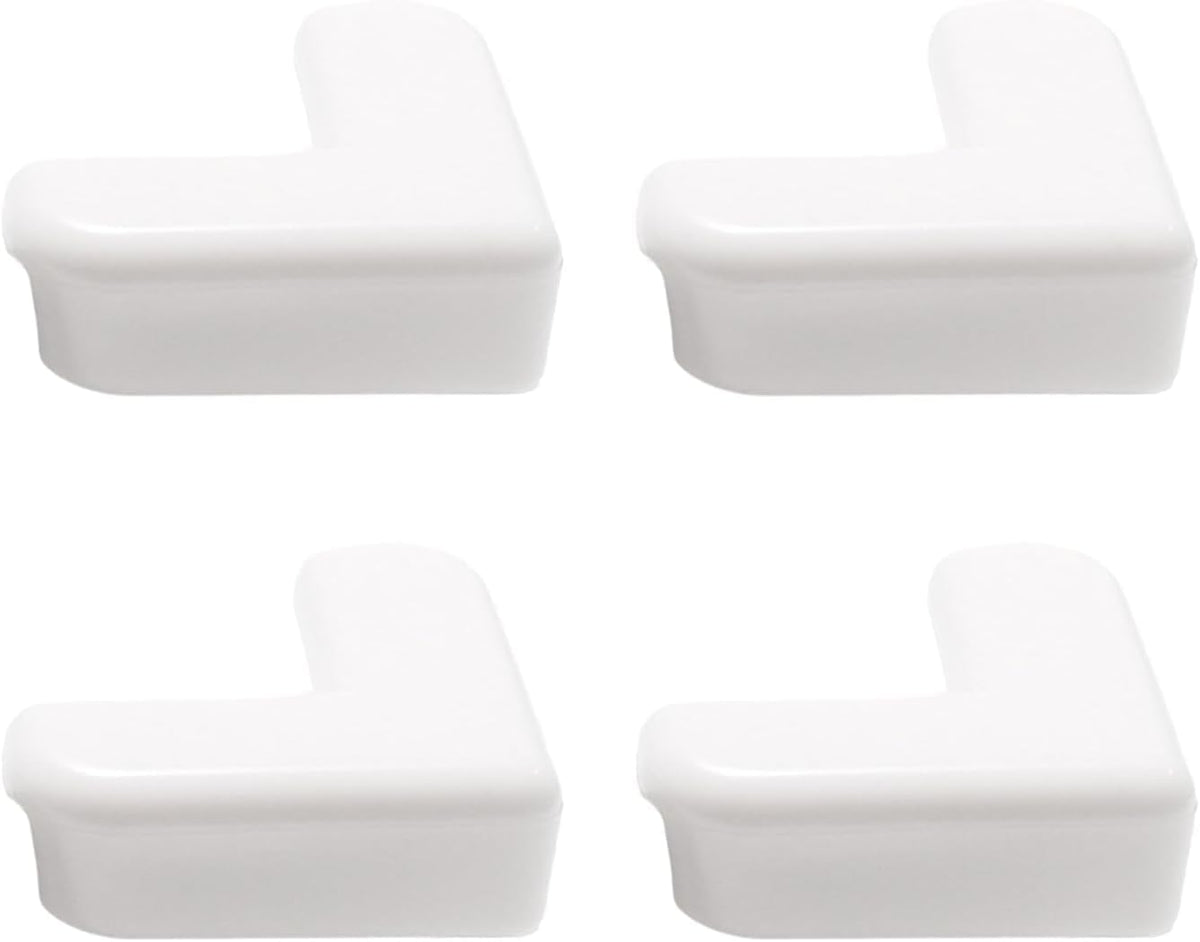 Czhotg white corner protectors on packaging front view show discreet design