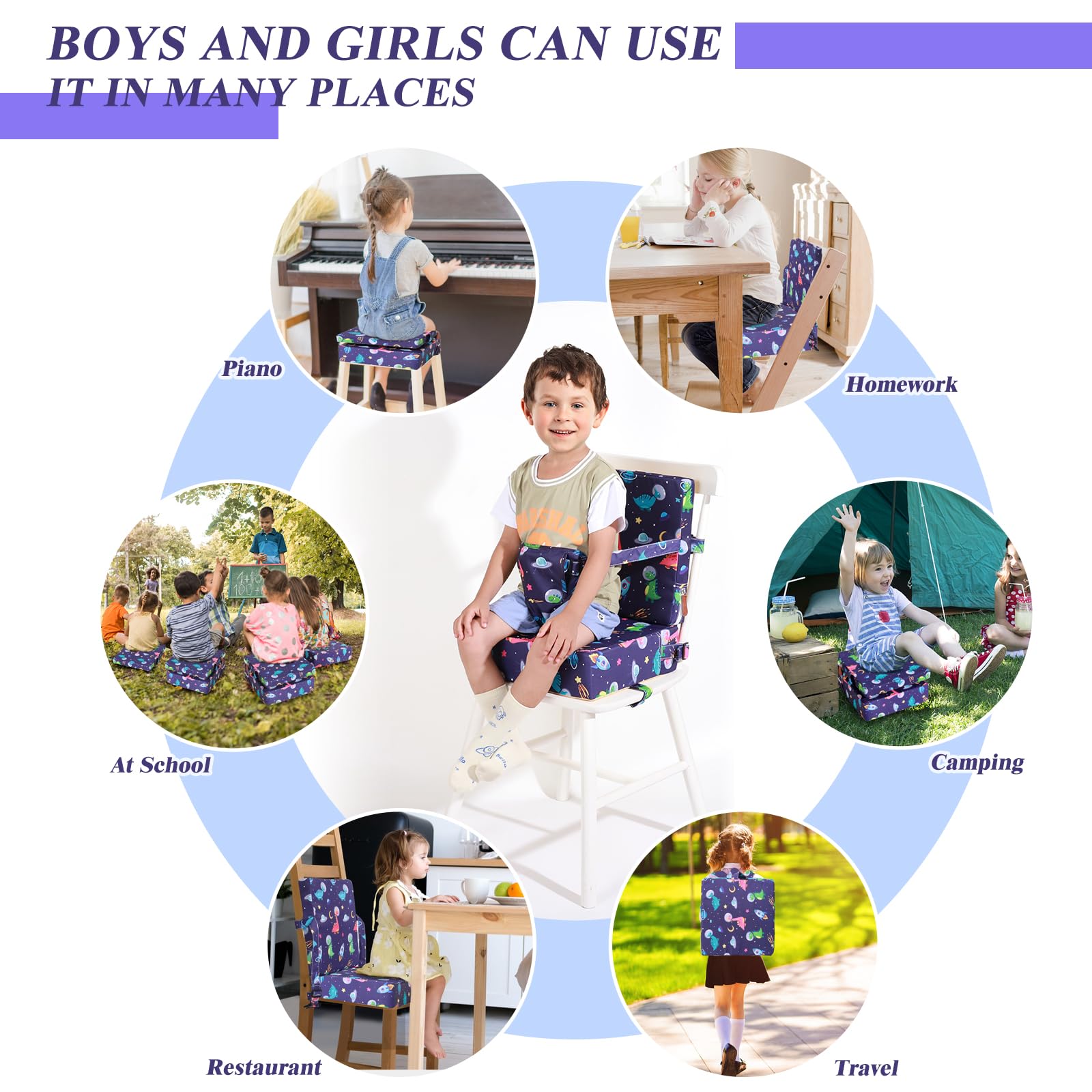 Czrrzl Toddler Booster Seat used at home or dining areas for equal meals.