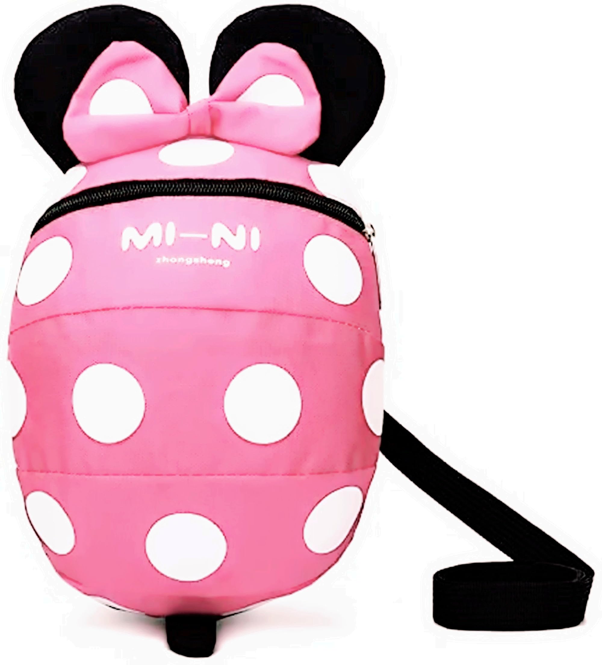 CZSYZCZS baby toddler leash backpack pink front view for safe travel in crowds