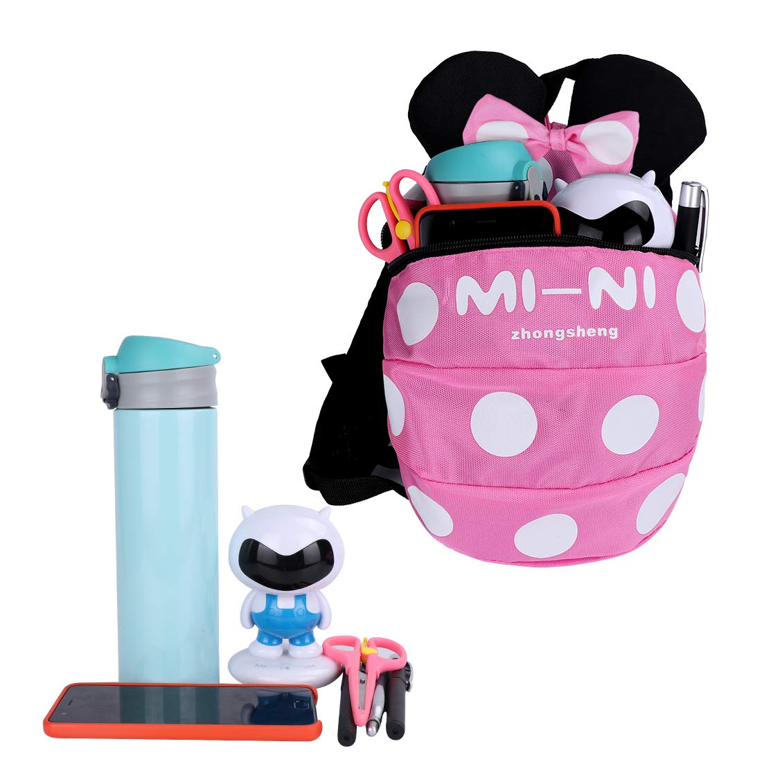 CZSYZCZS versatile backpack with leash converts to regular bag when leash removed