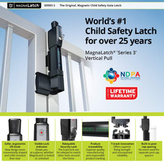 Magnetic self-latching MagnaLatch in outdoor gate application