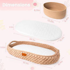 D'OR BABY diaper organizer keeps essentials within reach