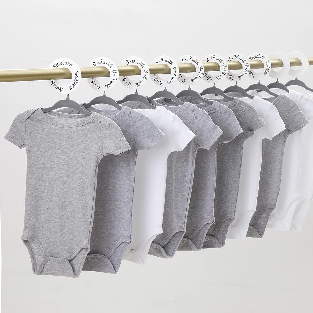 Dabancy 12-18 month divider mid-size label for organized closet.