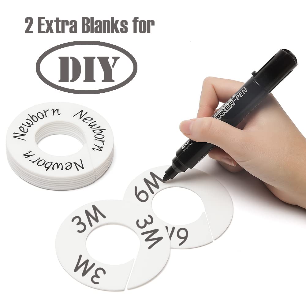 Dabancy 3-6 month divider, side view, durable plastic resists bending.