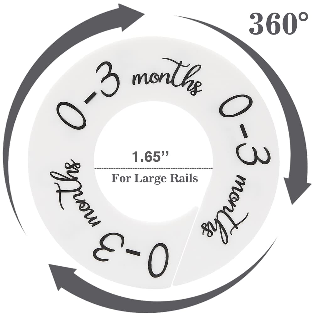 Dabancy 6-9 month divider, front view with large readable text.