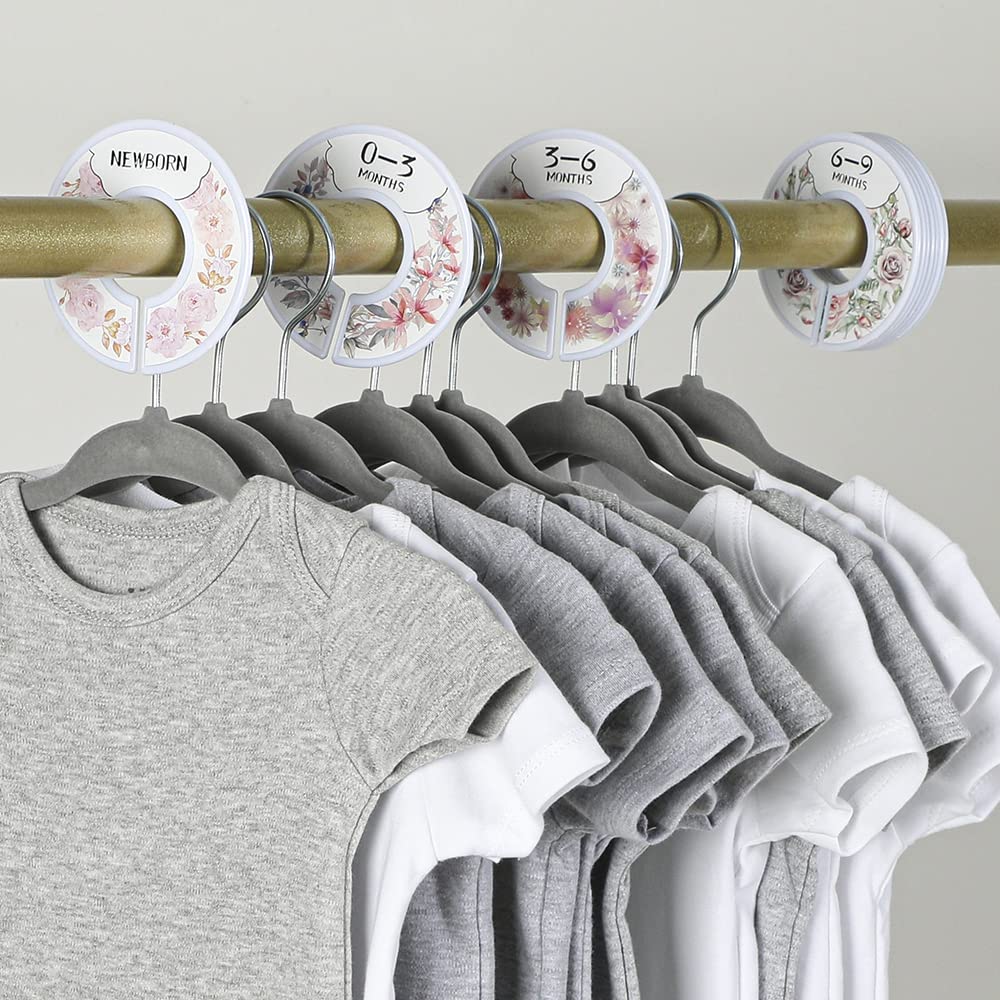 Dabancy floral 6-9m divider keeps toddler outfits organized