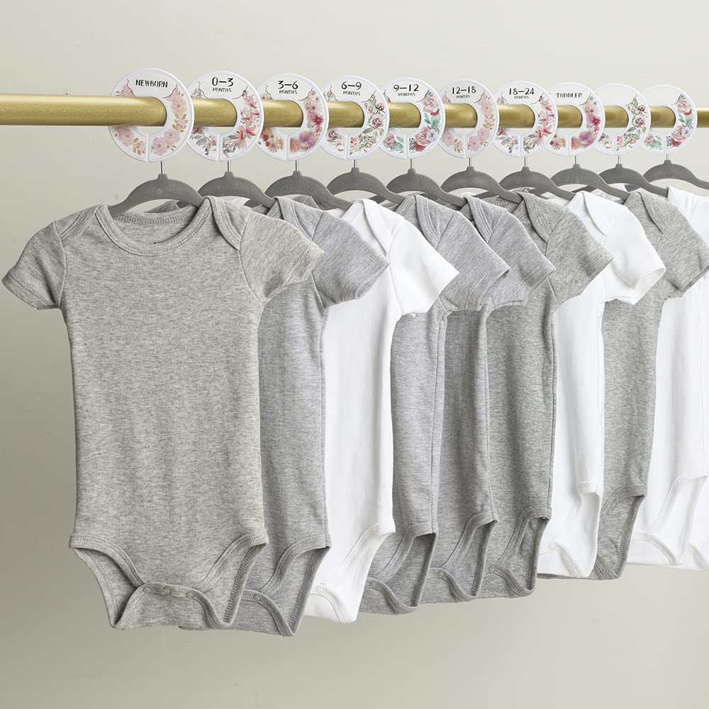 Dabancy floral 9-12m divider with large print visibility