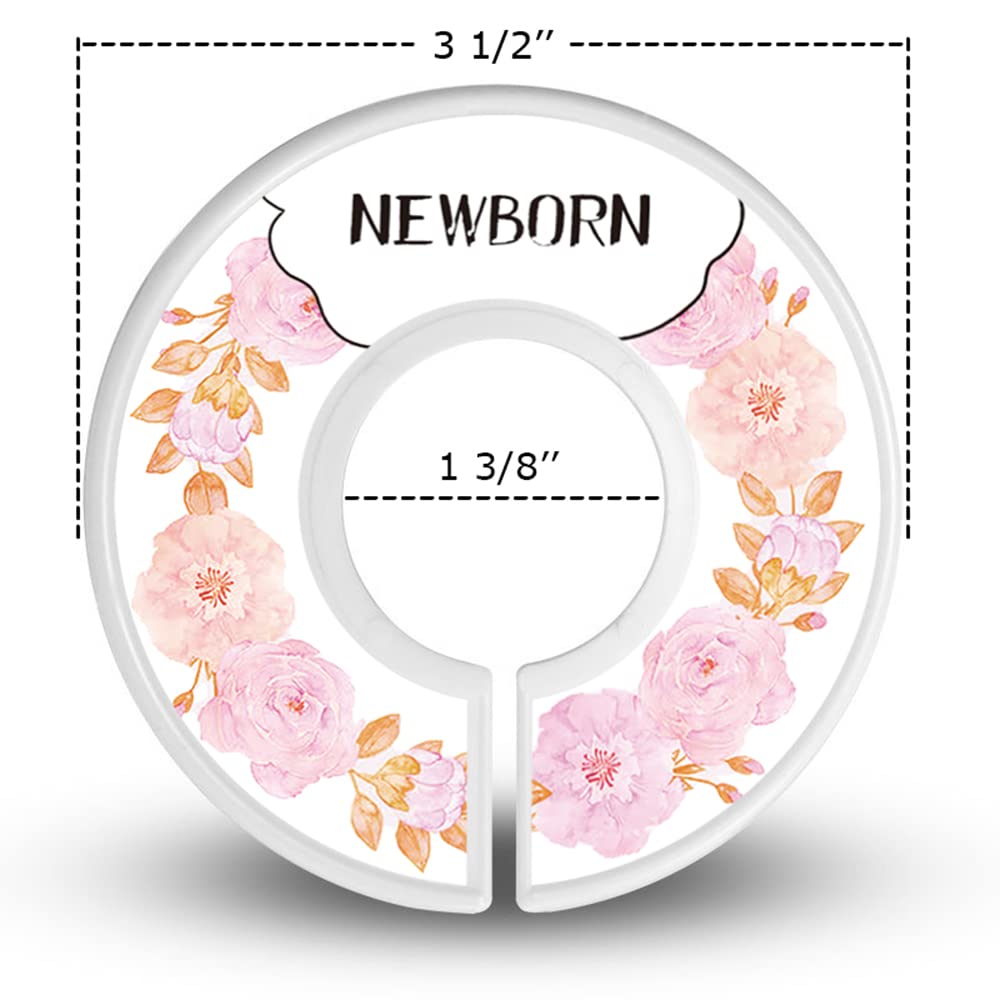 Dabancy floral toddler divider helps quick clothing picks