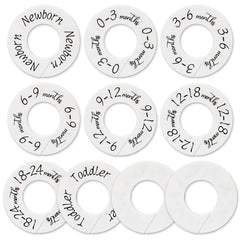 Dabancy baby closet dividers box view for at-a-glance organization in a gift box.