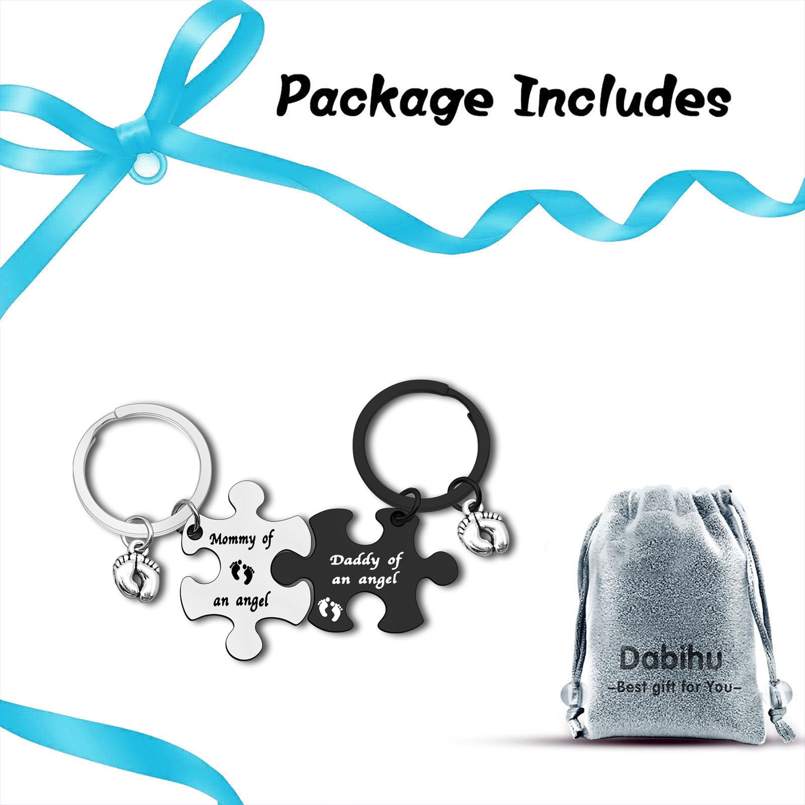 Care for the Dabihu Loss Memorial Keychain with a soft cloth to preserve shine