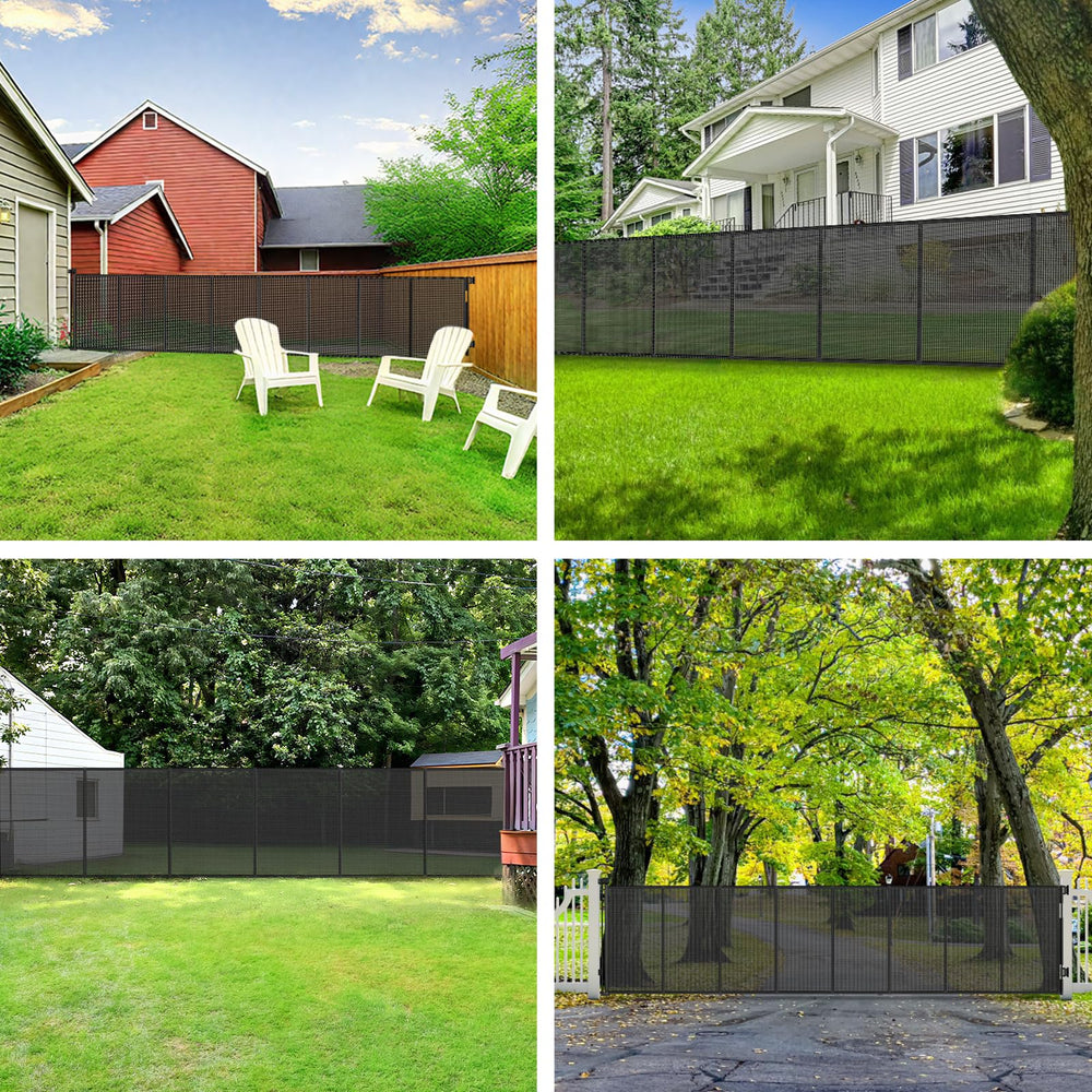 Dabormi 48-inch extra-tall gate provides privacy and secure pet containment.