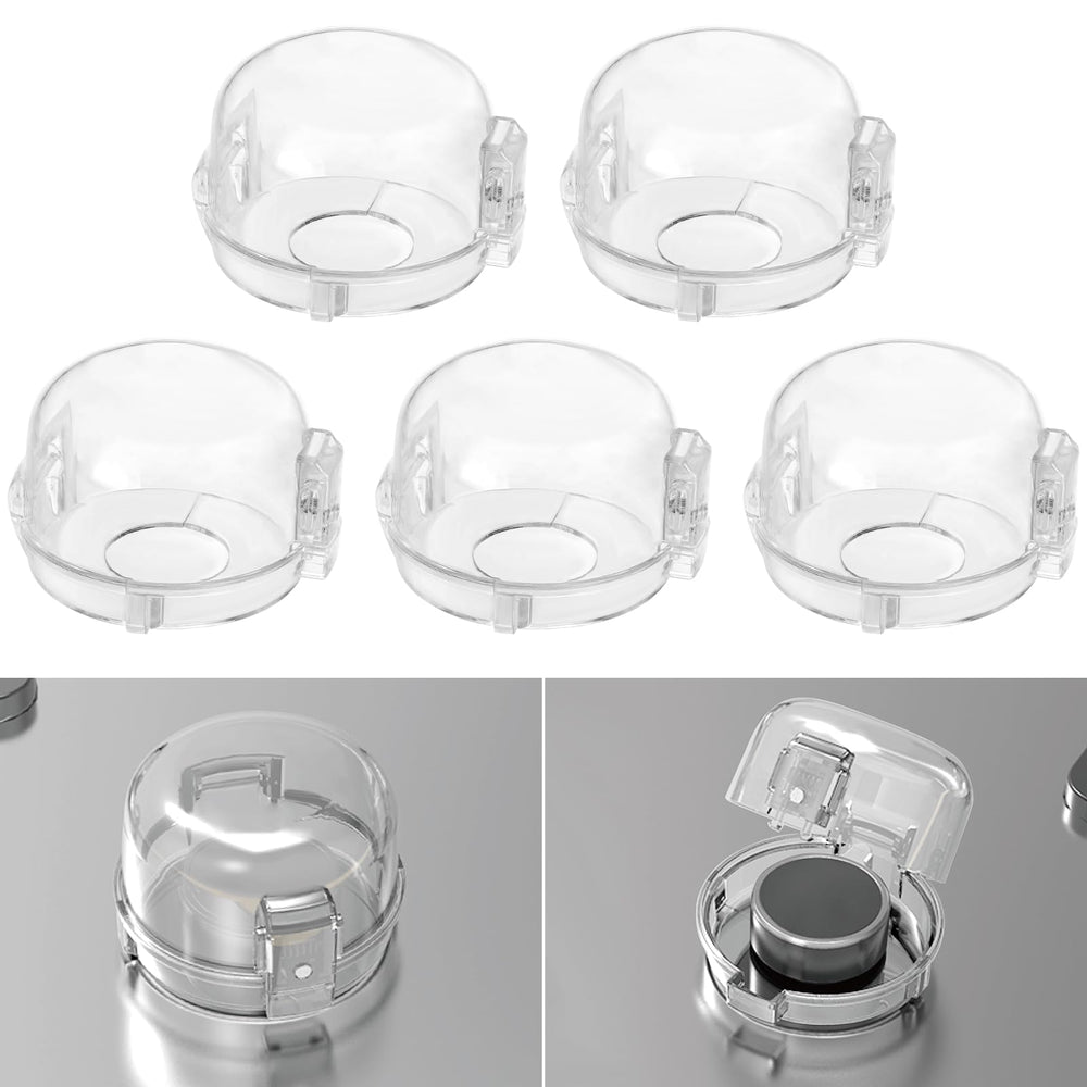 Dabormi gas stove knob cover with clear view improves kitchen safety while cooking