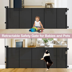 Dabormi gate deployed indoors and outdoors for versatile safety.