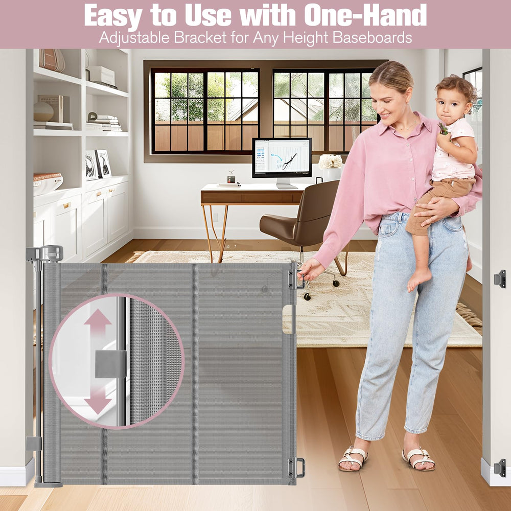 Dabormi indoor-outdoor use gate suitable for stairs, doorways, and patios