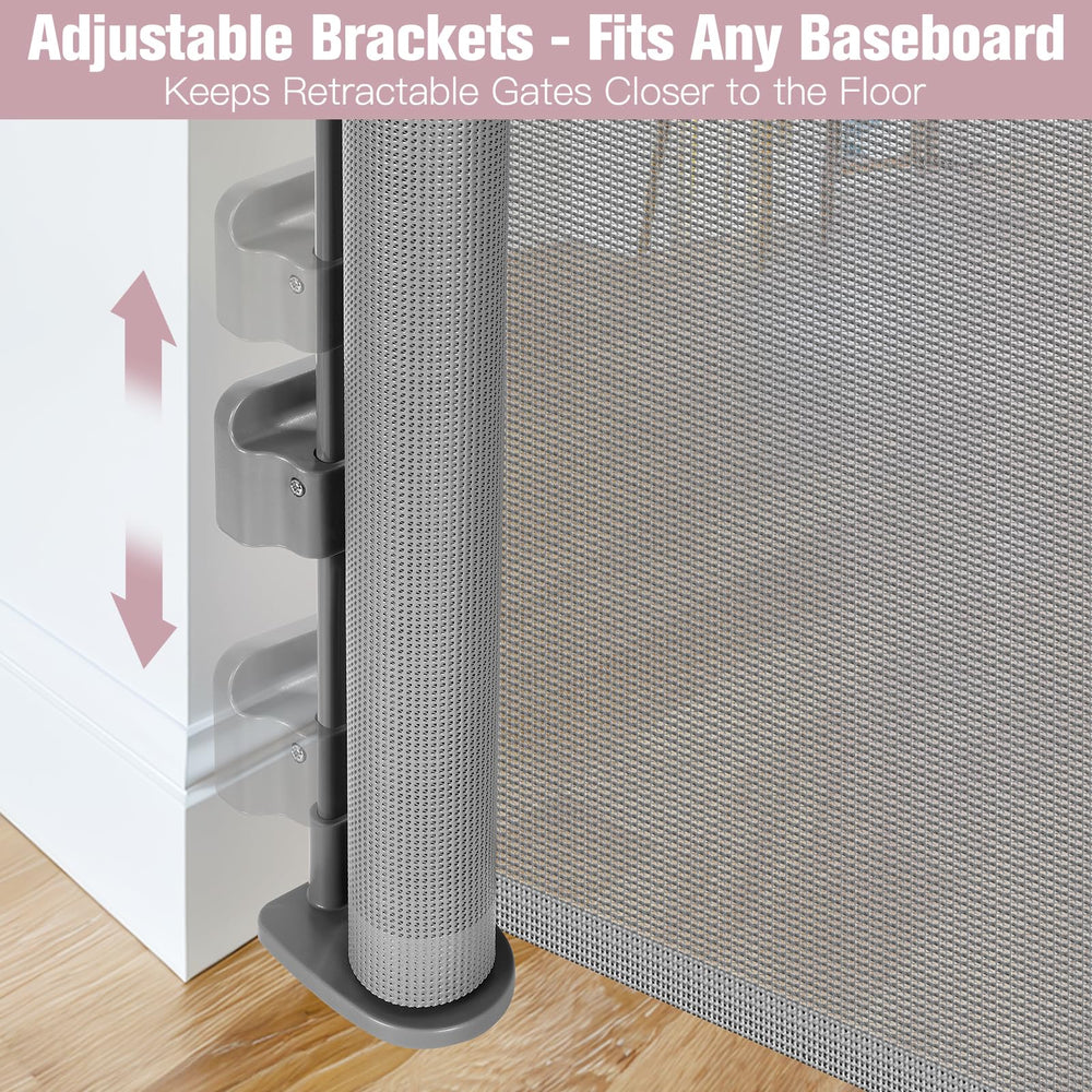Dabormi gate suitable for indoor and outdoor use across kitchens, patios, and wide entrances.