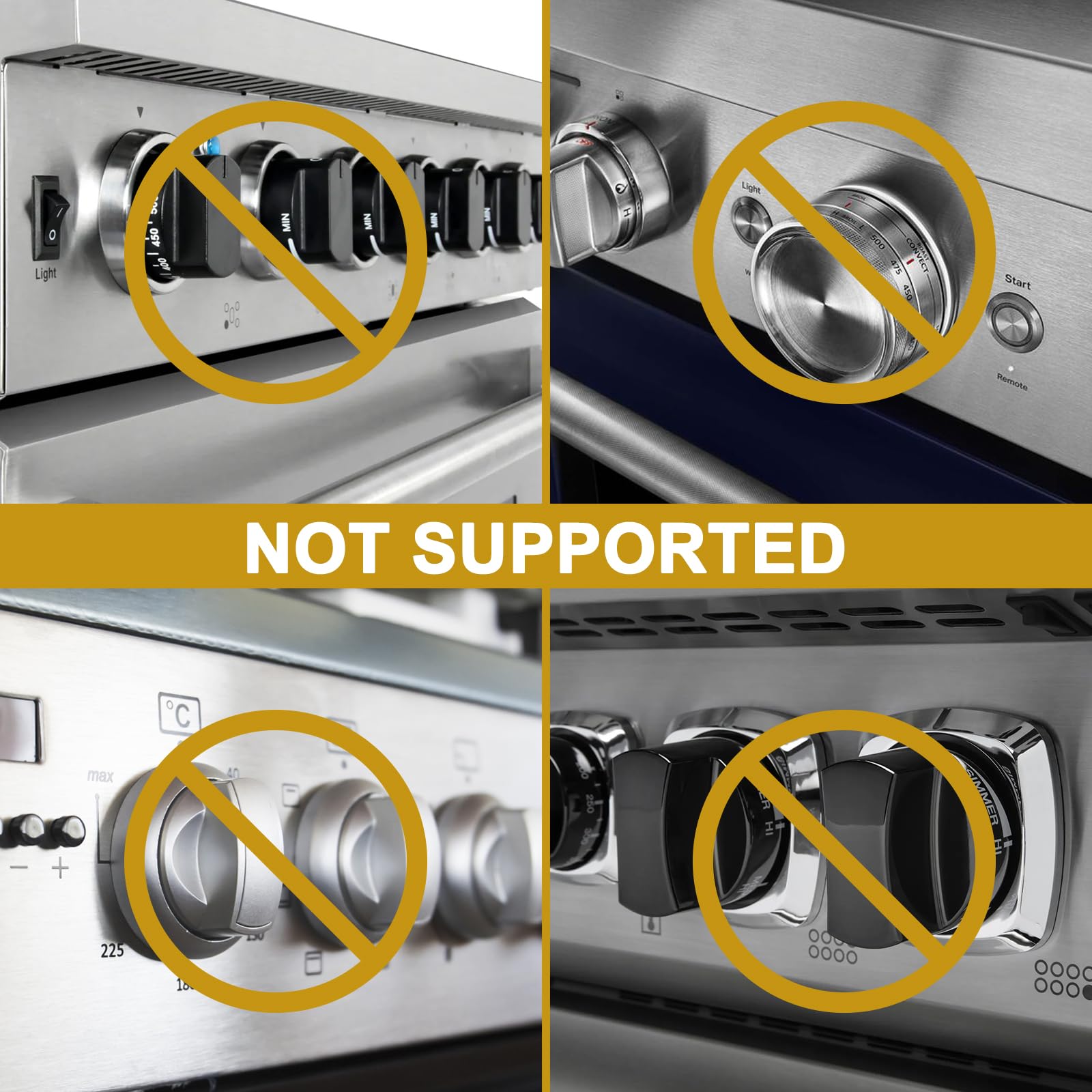 Dabormi compatibility-friendly knob covers suited for various knob sizes