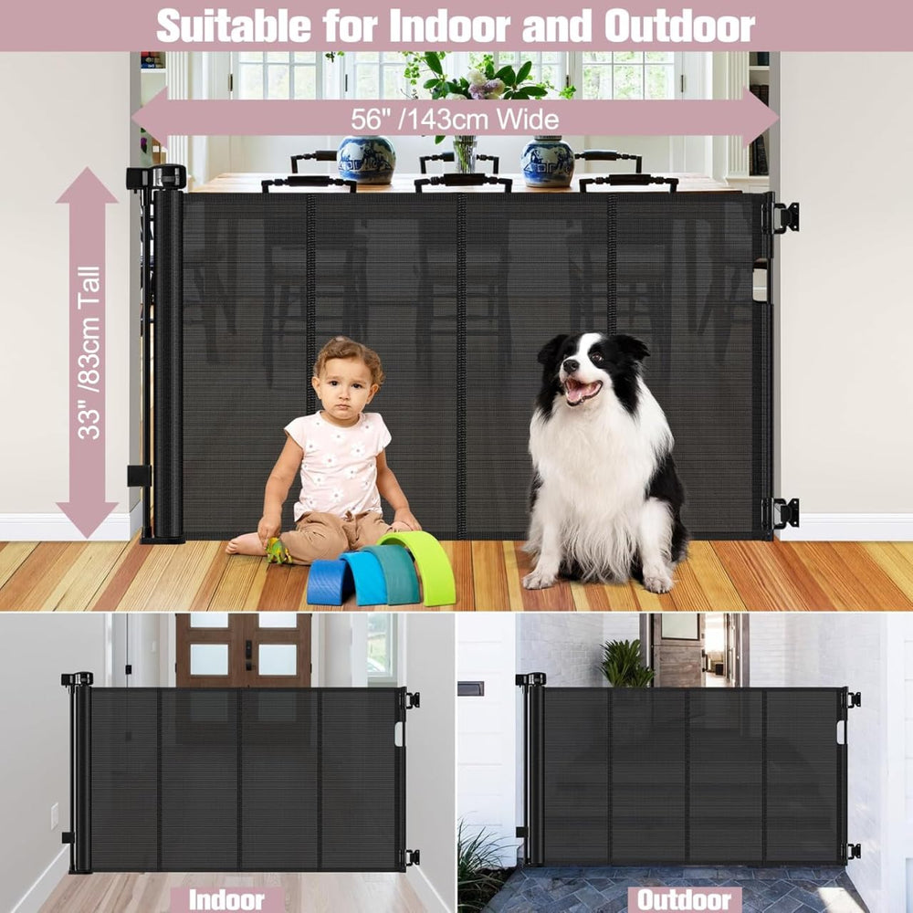 Dabormi gate with support rods, sag-free durability.