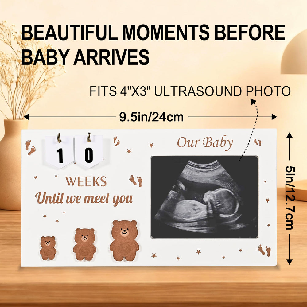 DACO MIN pregnancy countdown numbers cards for week-by-week tracking