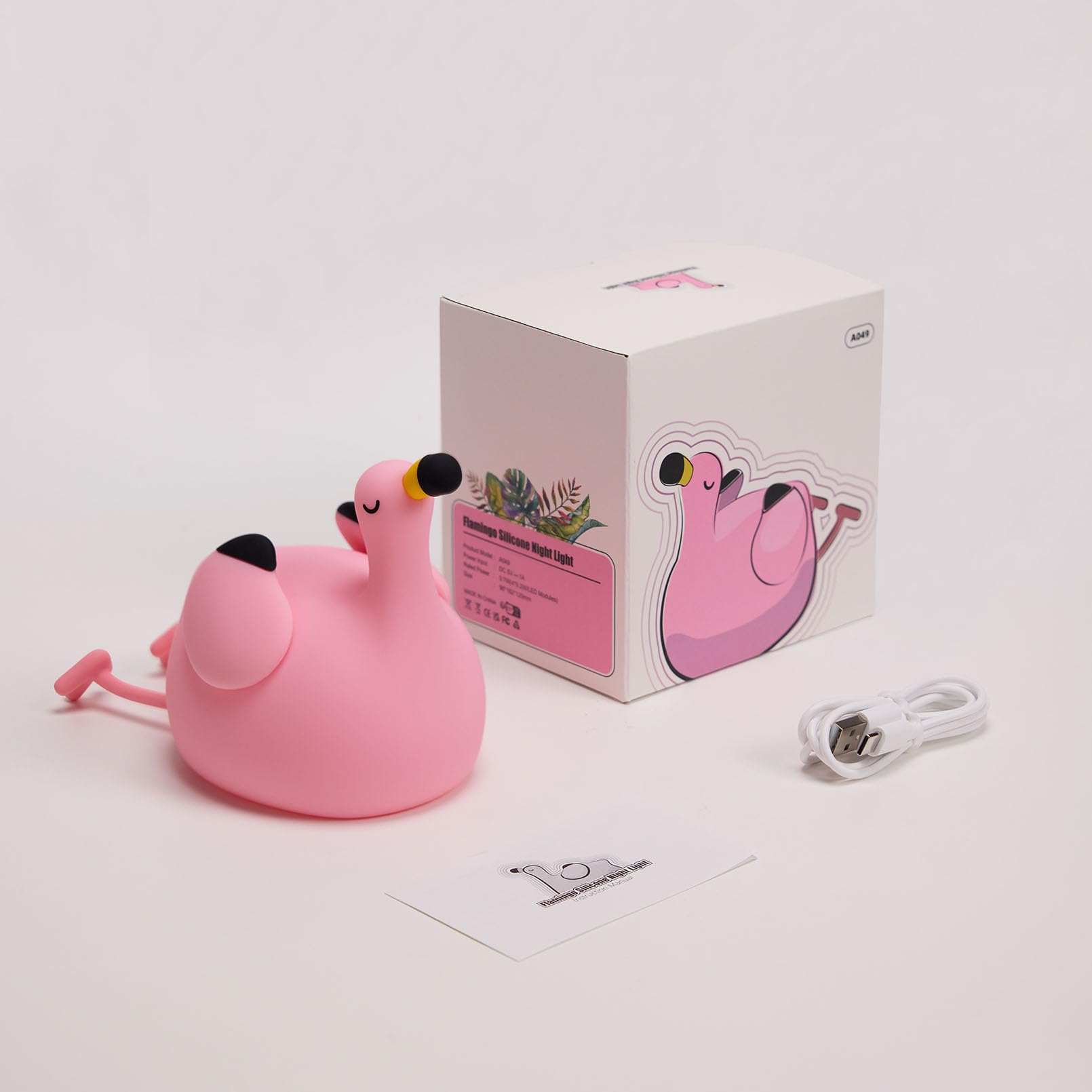 DADYLOBO pink flamingo night light nursery companion for gentle nighttime routine