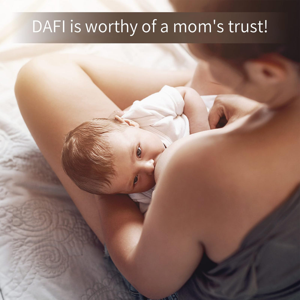DAFI Stay Dry nursing pad makes a thoughtful baby shower gift for breastfeeding families.