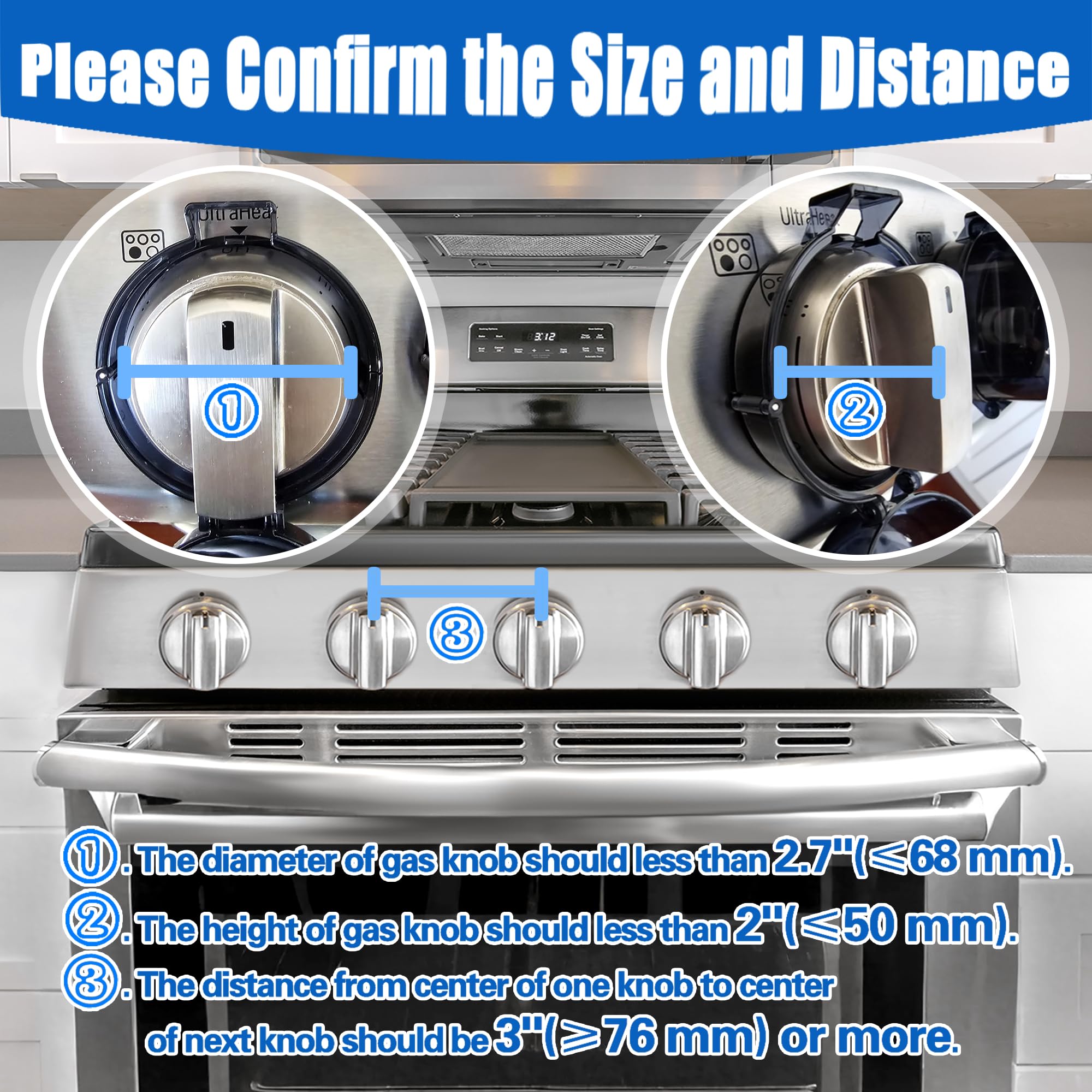 DAFUWENG heat-resistant PC material highlights durable construction in hot stove environments.