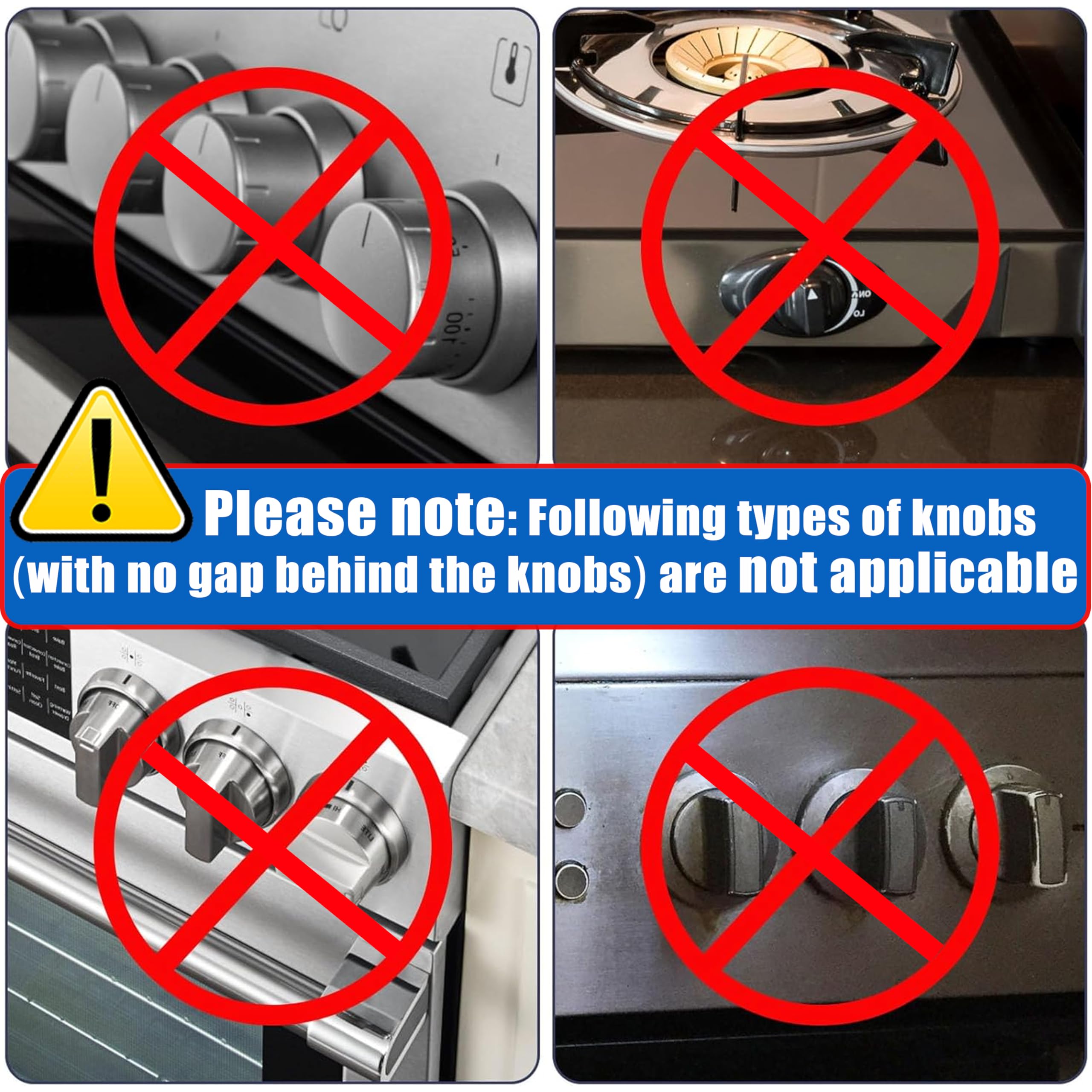 DAFUWENG adhesive base securely holds knob covers during busy kitchen sessions.