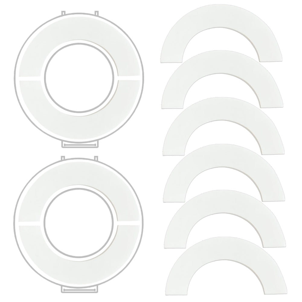 DAFUWENG stove knob tape 5-pairs provides clear, secure knob coverage for childproof safety.