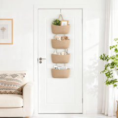 Dahey detachable basket system enables flexible use on doors or walls.
