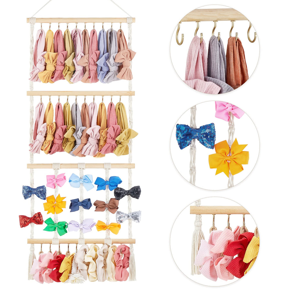 Dahey headband organizer sized 13W x 41H fits compact spaces.