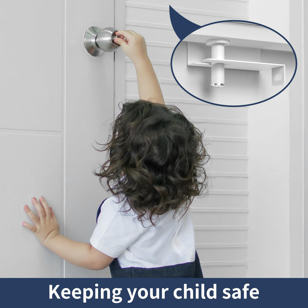 Dahuiby kid-friendly locking solution showcased in home setting, easing supervision.