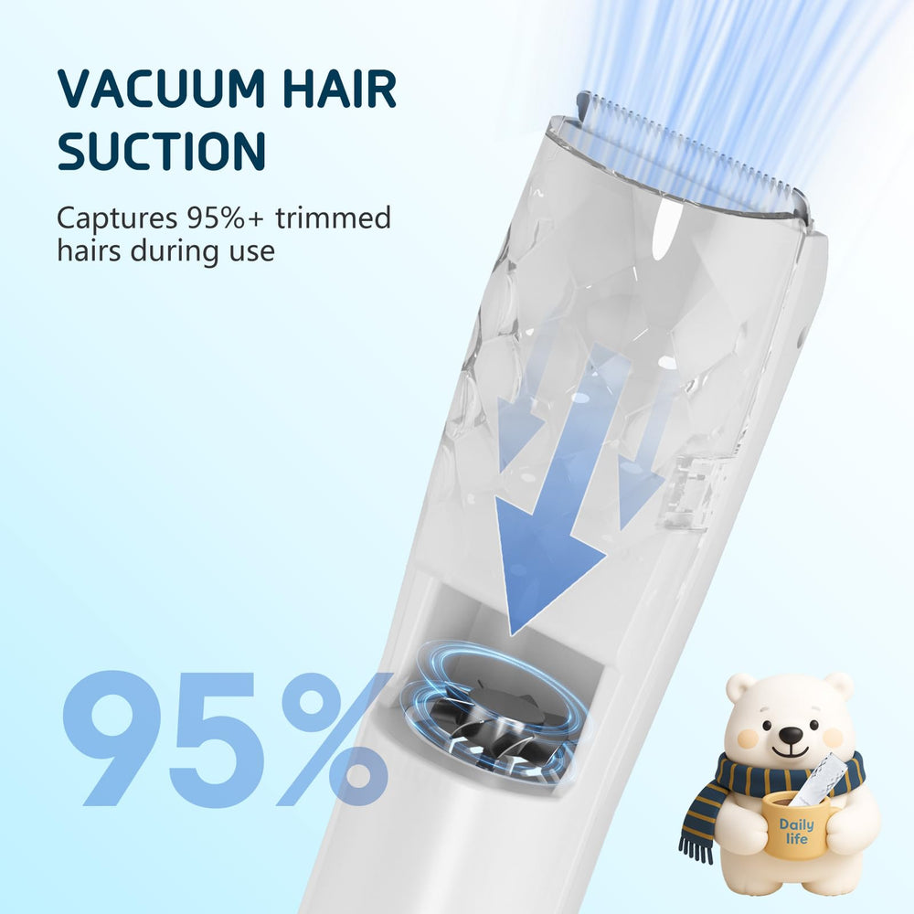 DAILYLIFE silent-operation clipper operates at 45dB for calmer haircuts.