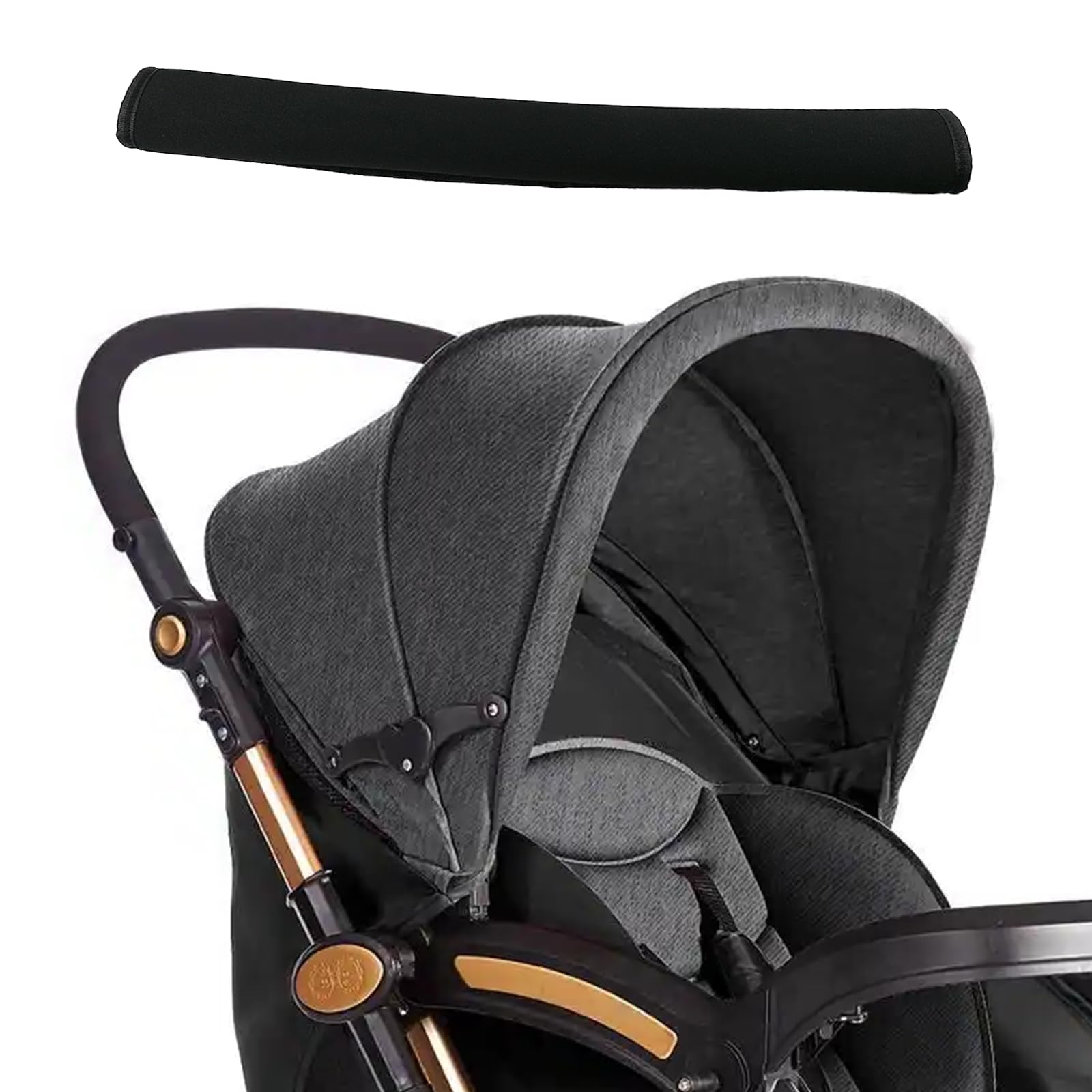 Dakexiong universal stroller handle cover easy clean shows quick maintenance after outdoor outings.