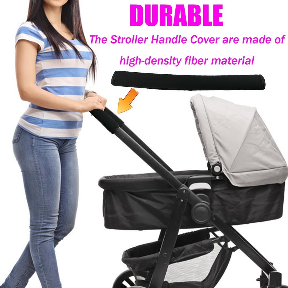 Dakexiong universal stroller handle cover installation demo demonstrates easy-fit design across models.