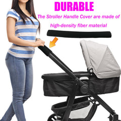 Dakexiong universal stroller handle cover installation demo demonstrates easy-fit design across models.