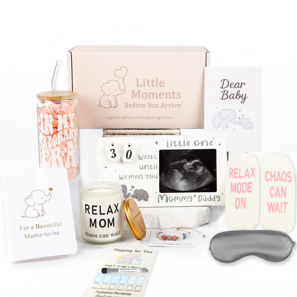 DAMCONME pregnancy gift box candle offers a soothing aroma for relaxation.