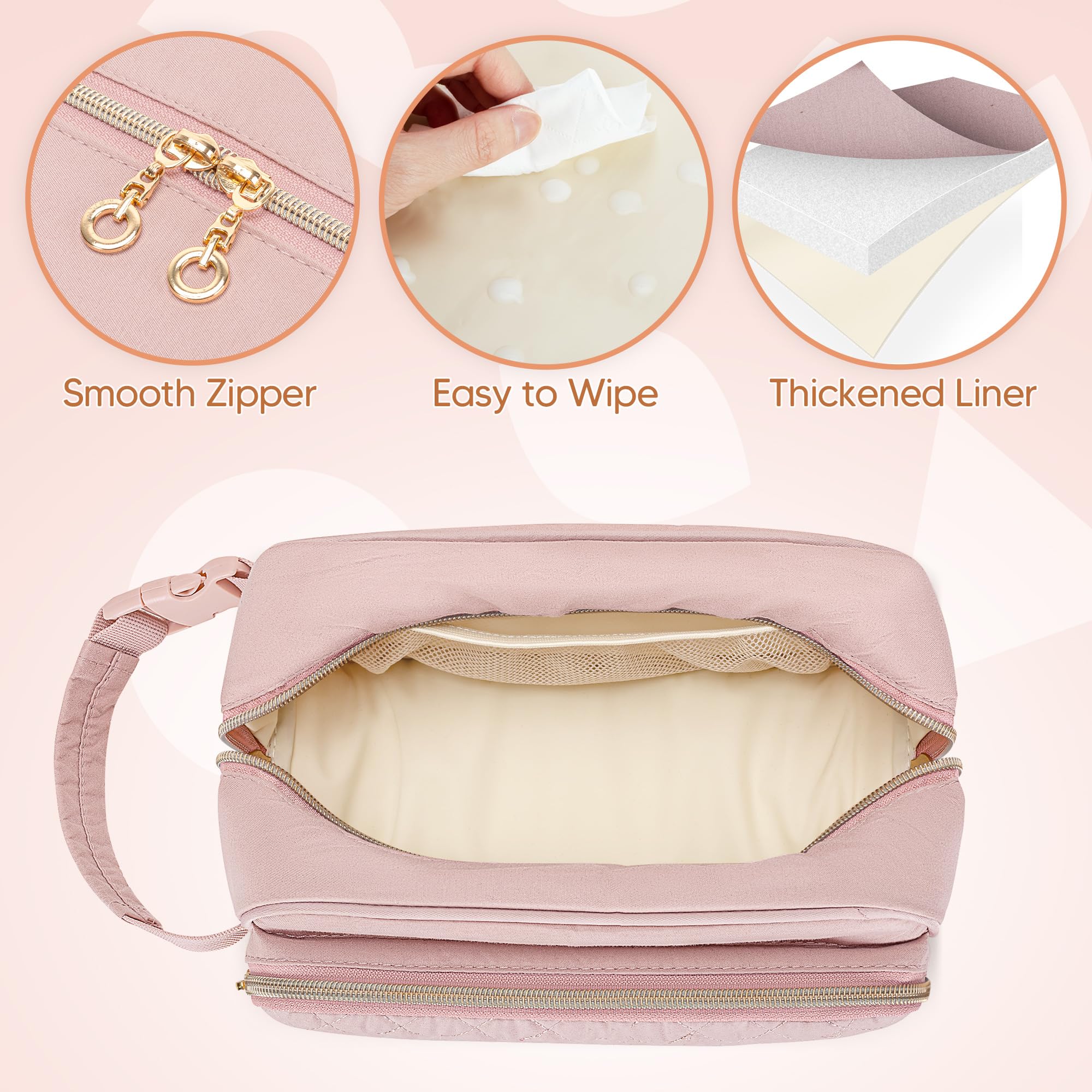 Damero breastmilk cooler bag buckle handle enables stroller attachment