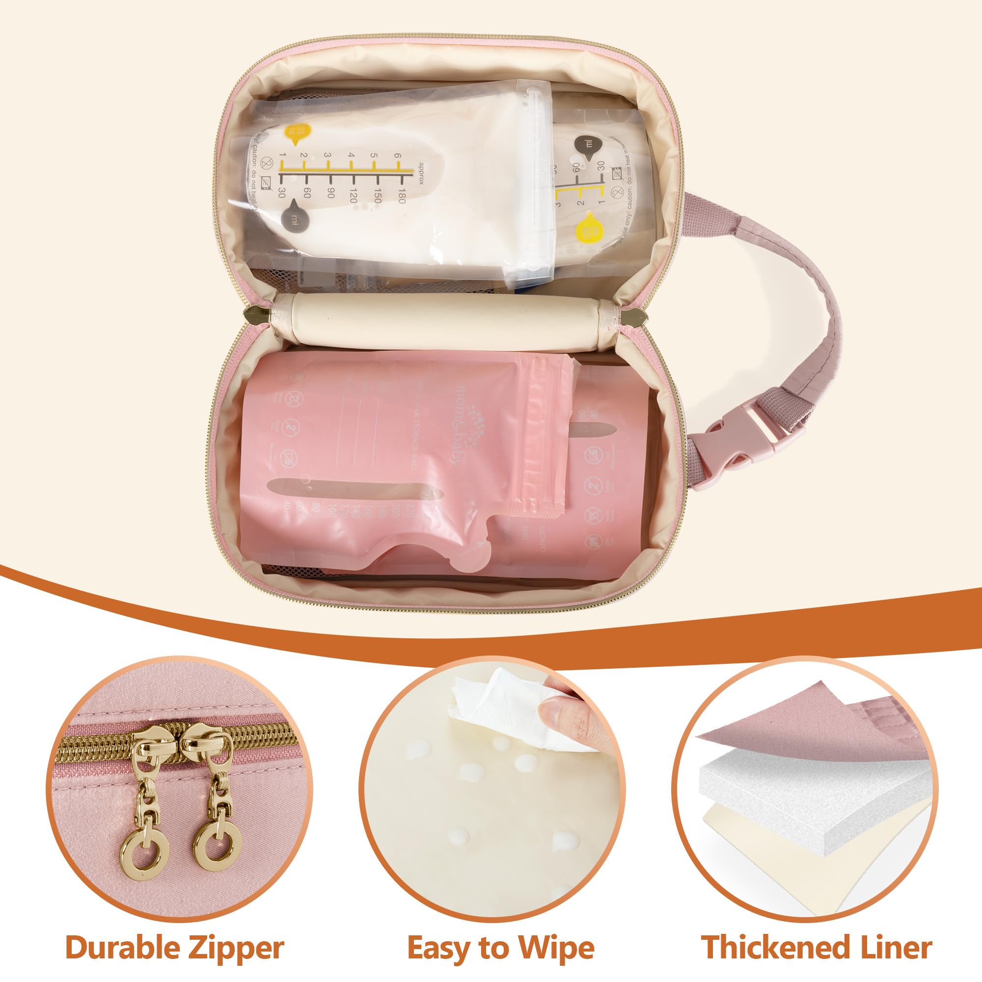 Damero cooler bag insulation layer shows how cold retention is supported during outings.