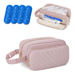 Damero breastmilk cooler bag main compartment keeps milk organized on the go