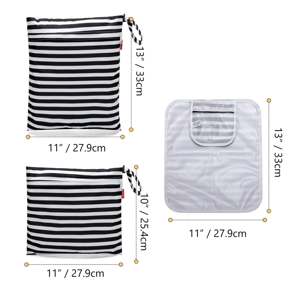 Damero large 13x11 bag fits pumps, diapers, and essentials