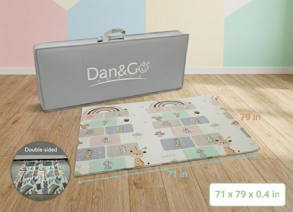 DAN&GO hopscotch pattern supports early numeracy through play.