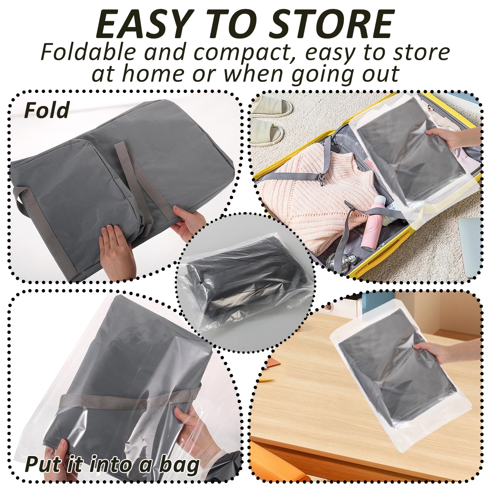DANHMAO bag protects items from scratches and moisture on trips.
