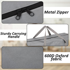 DANHMAO grey carrying bag highlights lightweight travel-friendly design.