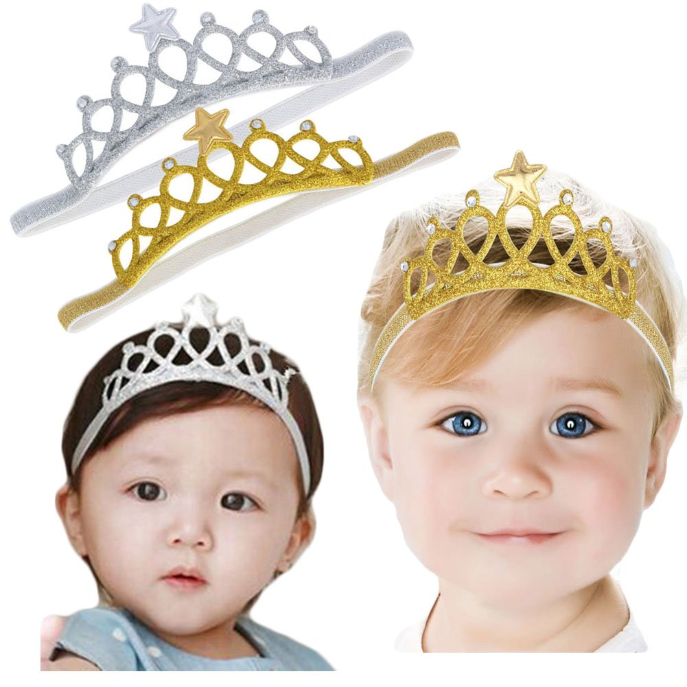 DANMY baby headband crown petal detail for cute photos and easy everyday wear