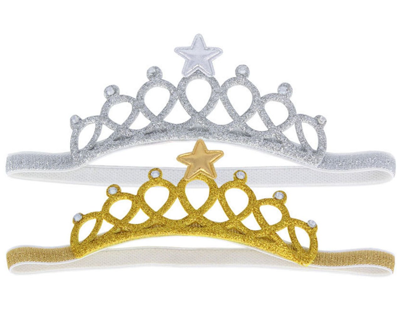 DANMY baby headband soft elastic band stays secure during playtime and naps