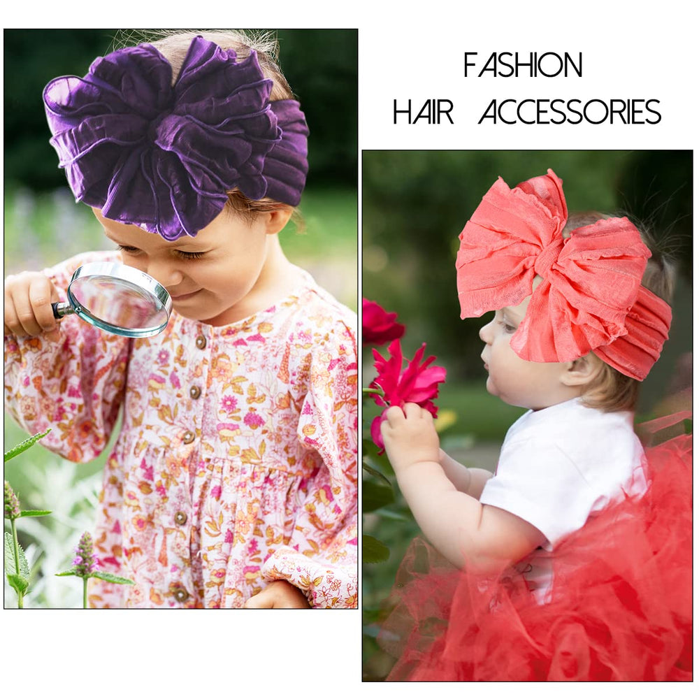 DANMY girls headband knot design adds cute charm for birthdays.