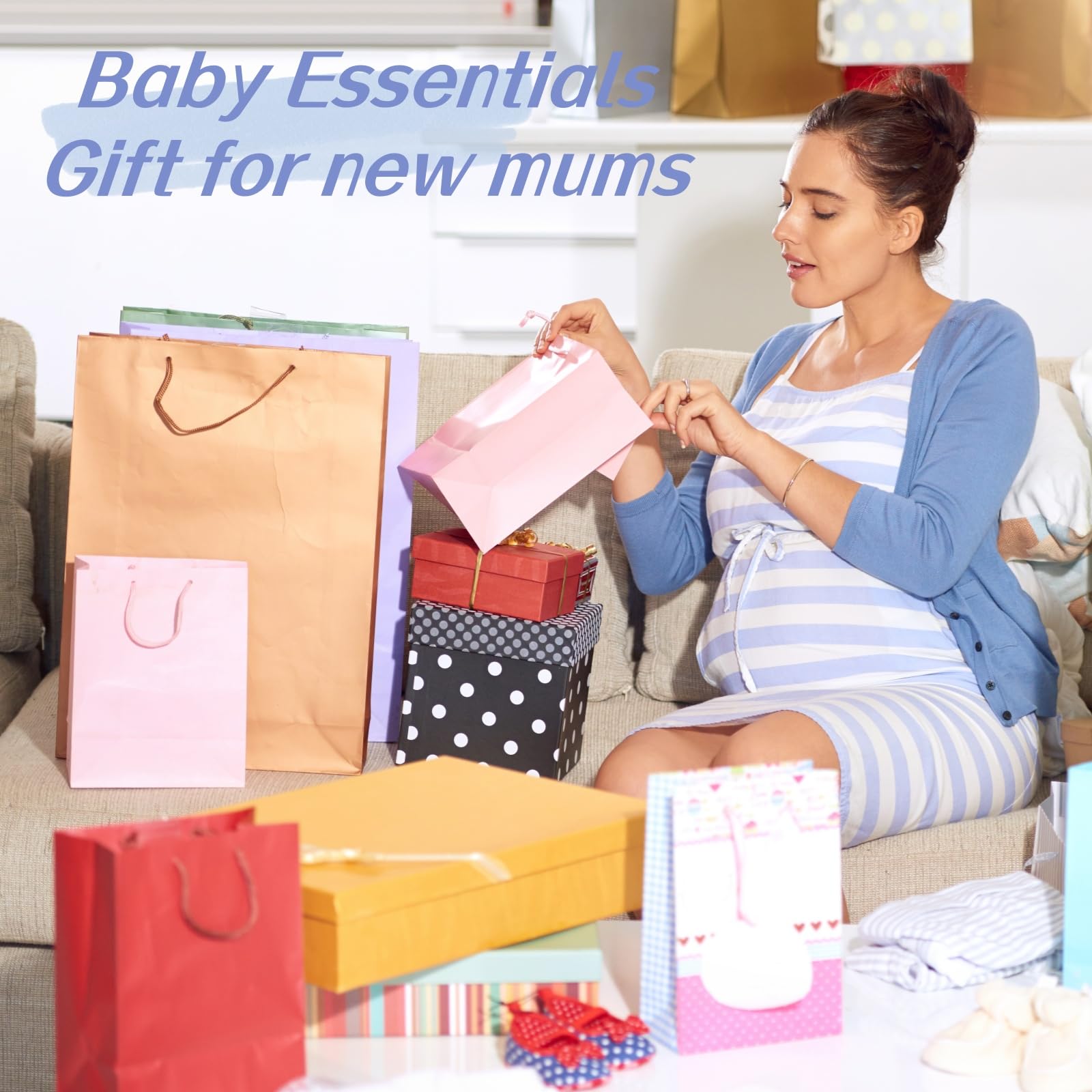 Danolt 0-6 months swaddle demonstrates multi-season comfort and a thoughtful baby gift.
