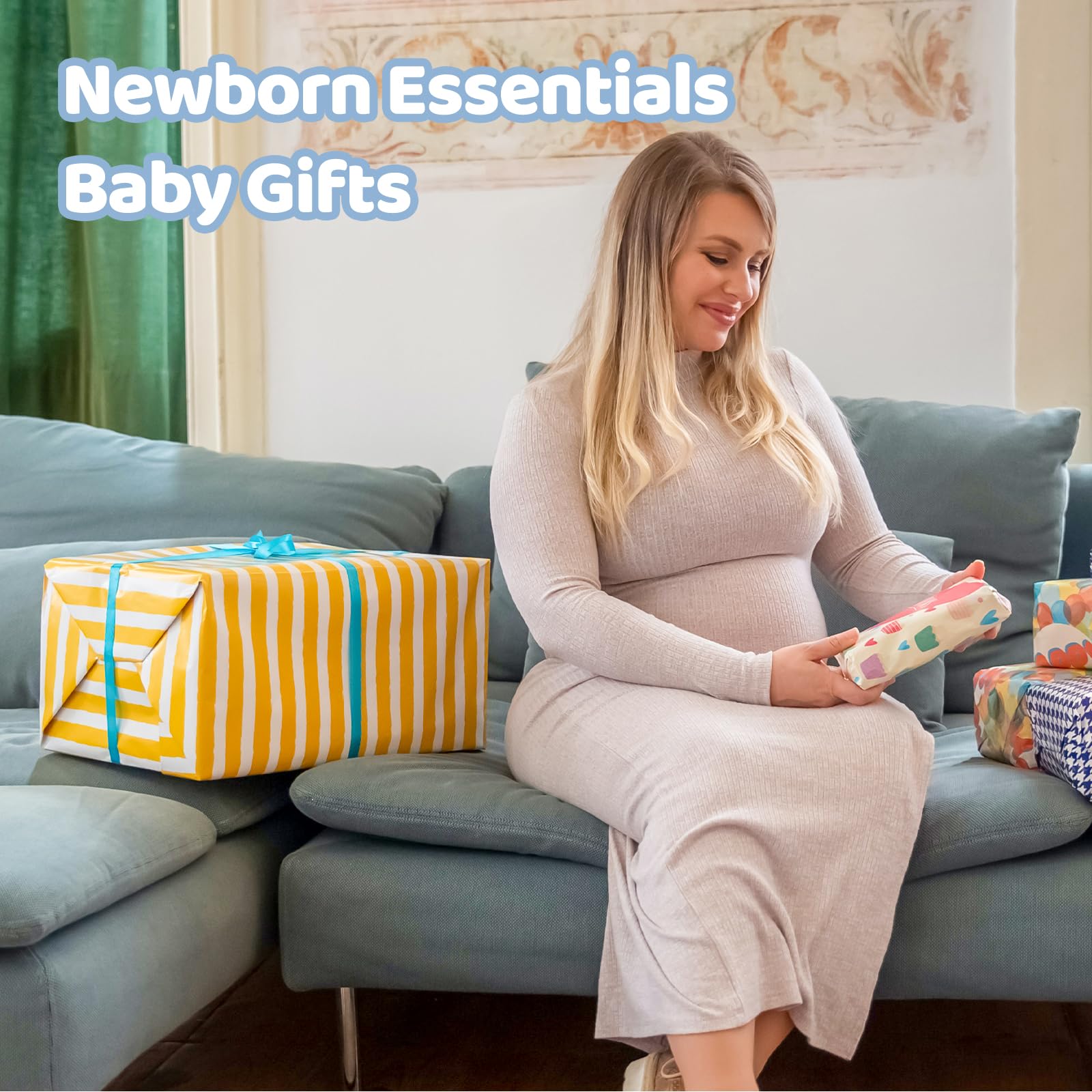 Danolt baby swaddle split-leg design fits most strollers.