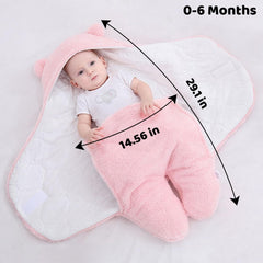 Danolt baby swaddle with Velcro closure for easy use.