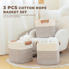 danpinera 3-pack storage cubes for shelves versatile for closet organization