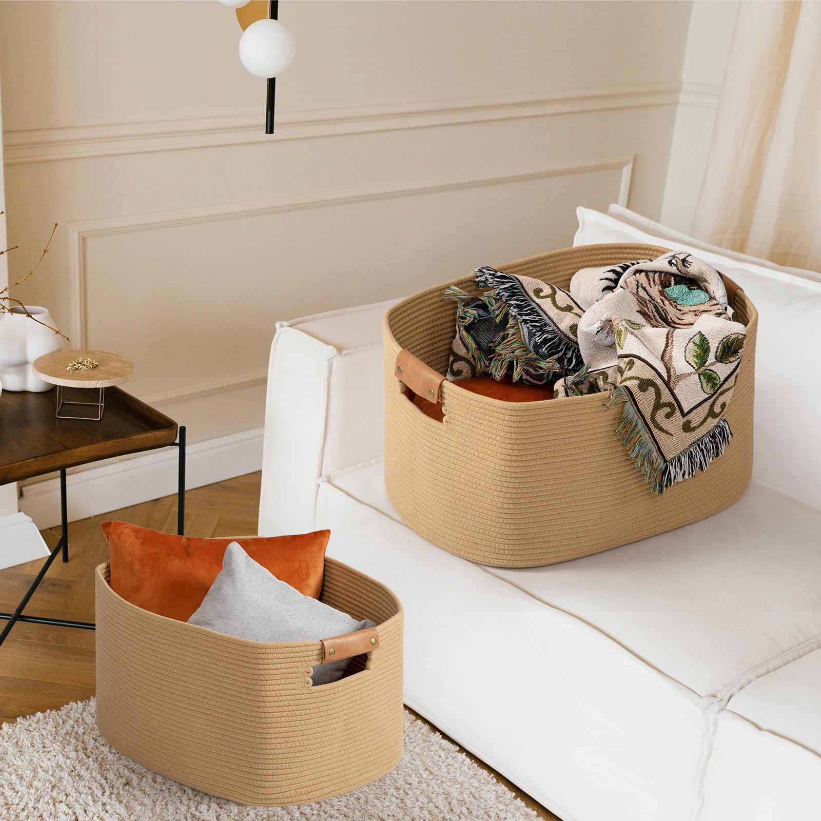 danpinera blanket basket ironing and reshaping after storage